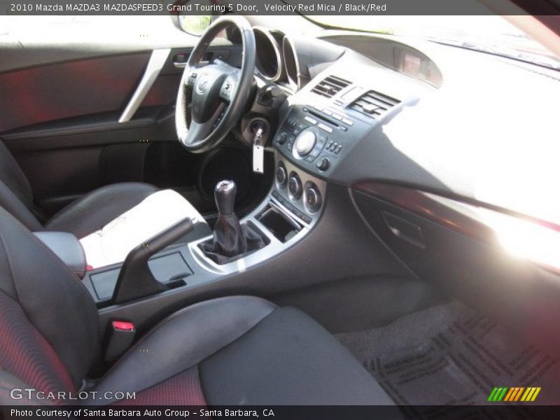 Velocity Red Mica / Black/Red 2010 Mazda MAZDA3 MAZDASPEED3 Grand Touring 5 Door