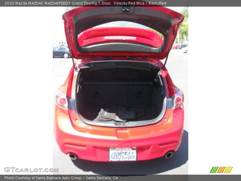 Velocity Red Mica / Black/Red 2010 Mazda MAZDA3 MAZDASPEED3 Grand Touring 5 Door