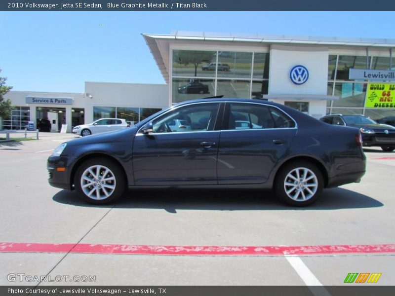 Blue Graphite Metallic / Titan Black 2010 Volkswagen Jetta SE Sedan