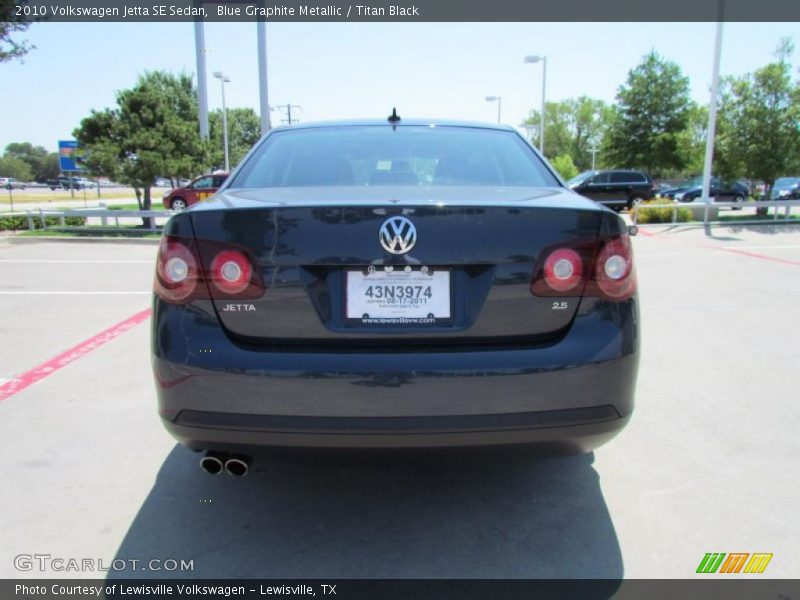 Blue Graphite Metallic / Titan Black 2010 Volkswagen Jetta SE Sedan