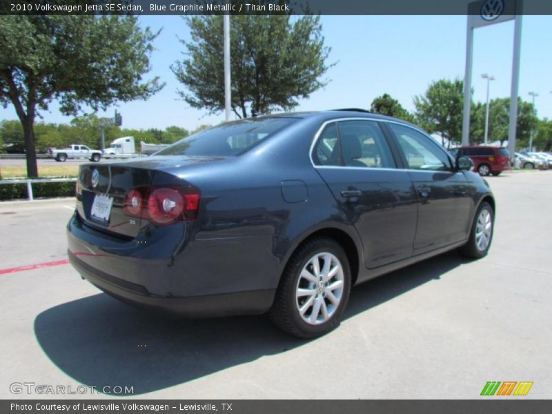 Blue Graphite Metallic / Titan Black 2010 Volkswagen Jetta SE Sedan