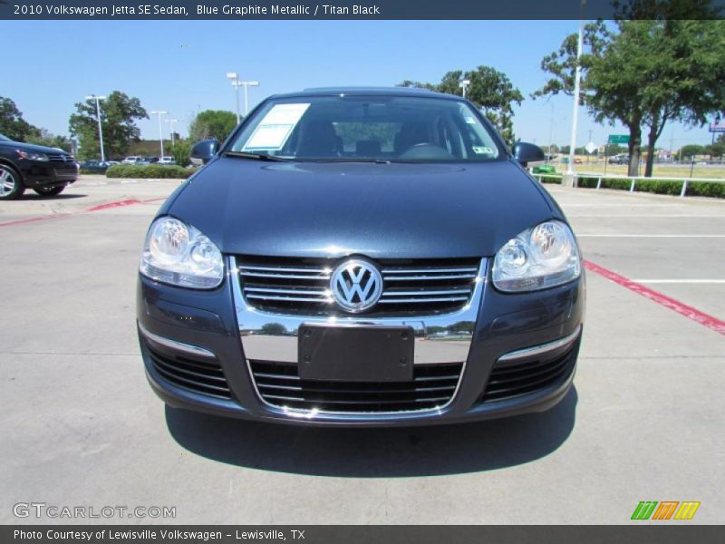 Blue Graphite Metallic / Titan Black 2010 Volkswagen Jetta SE Sedan