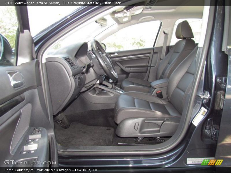 Blue Graphite Metallic / Titan Black 2010 Volkswagen Jetta SE Sedan