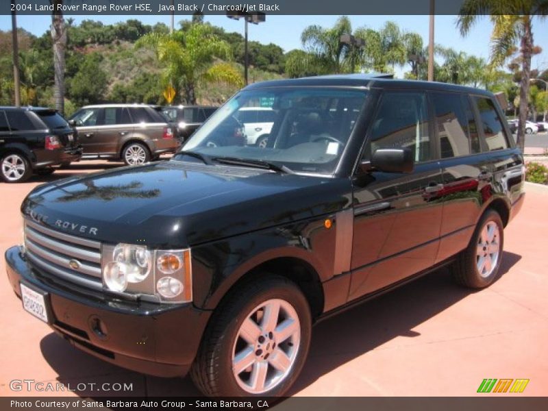 Java Black / Charcoal/Jet Black 2004 Land Rover Range Rover HSE