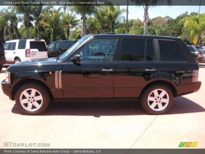 Java Black / Charcoal/Jet Black 2004 Land Rover Range Rover HSE