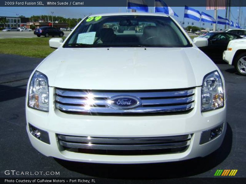 White Suede / Camel 2009 Ford Fusion SEL