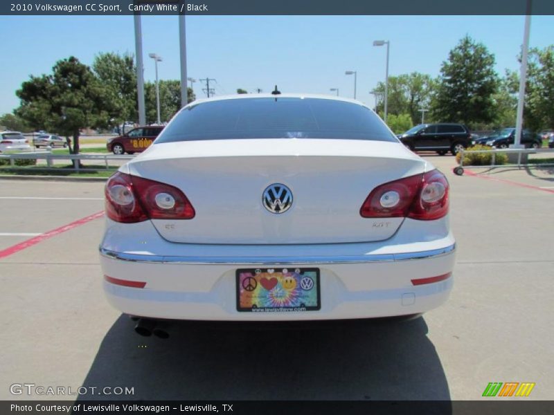 Candy White / Black 2010 Volkswagen CC Sport