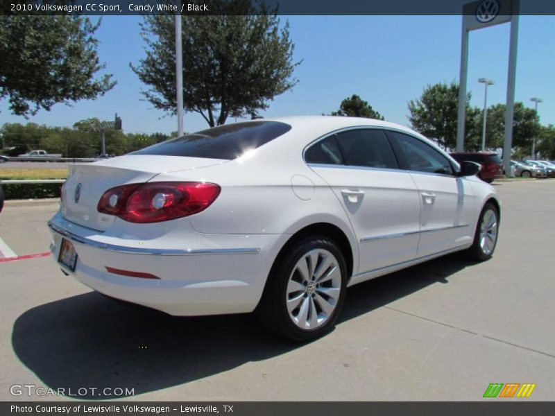 Candy White / Black 2010 Volkswagen CC Sport