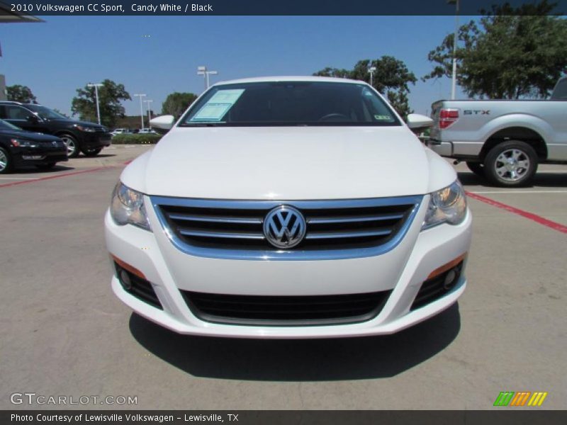 Candy White / Black 2010 Volkswagen CC Sport