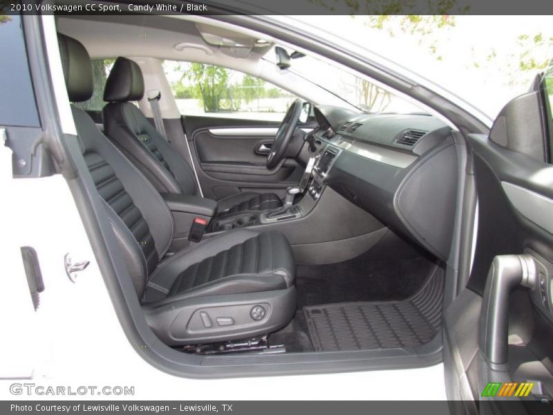 Candy White / Black 2010 Volkswagen CC Sport