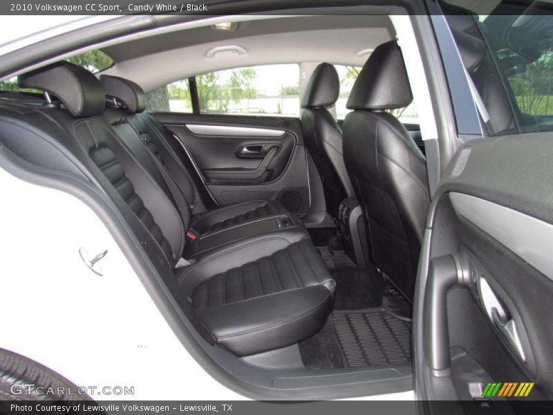 Candy White / Black 2010 Volkswagen CC Sport