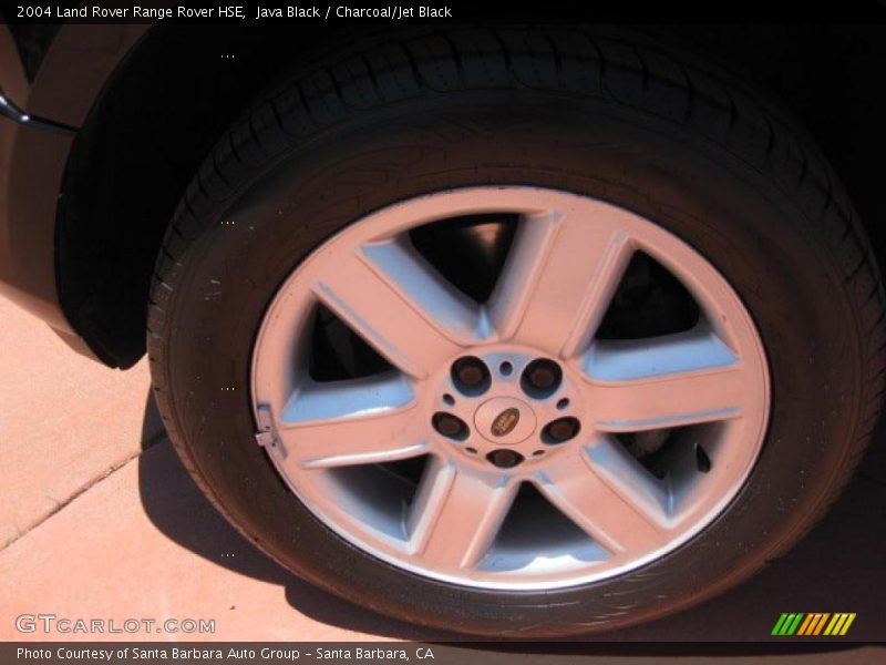 Java Black / Charcoal/Jet Black 2004 Land Rover Range Rover HSE