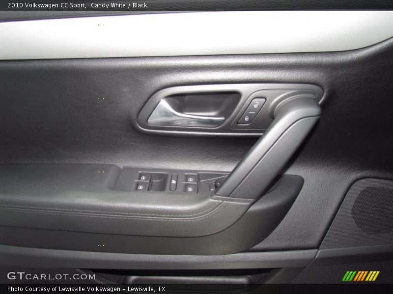 Candy White / Black 2010 Volkswagen CC Sport