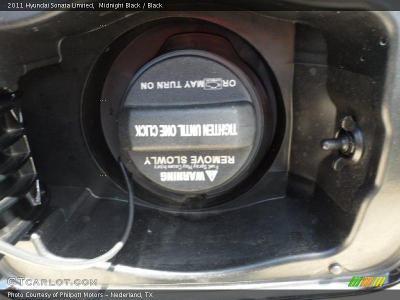 Midnight Black / Black 2011 Hyundai Sonata Limited