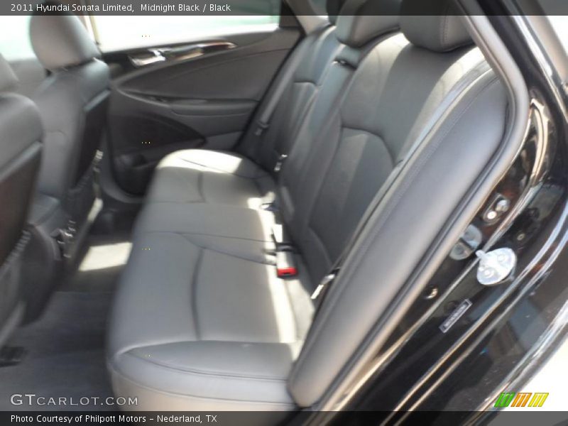 Midnight Black / Black 2011 Hyundai Sonata Limited