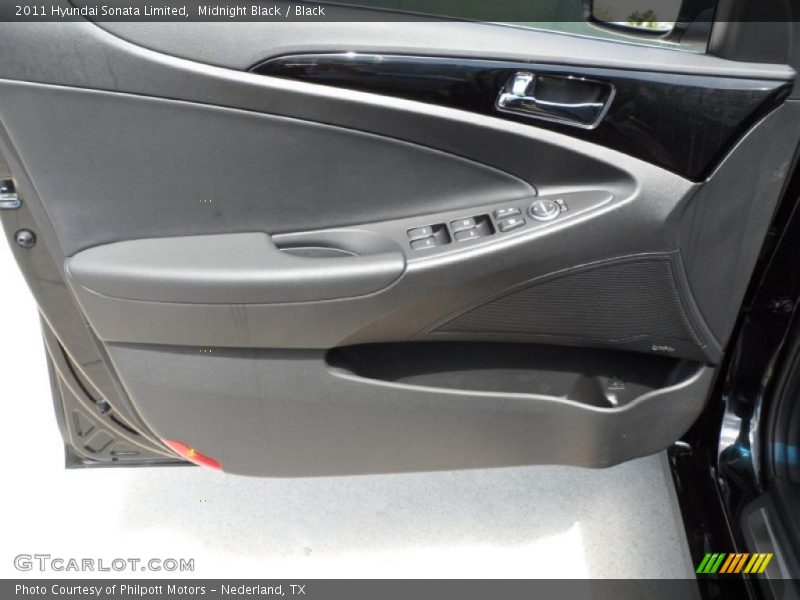 Midnight Black / Black 2011 Hyundai Sonata Limited