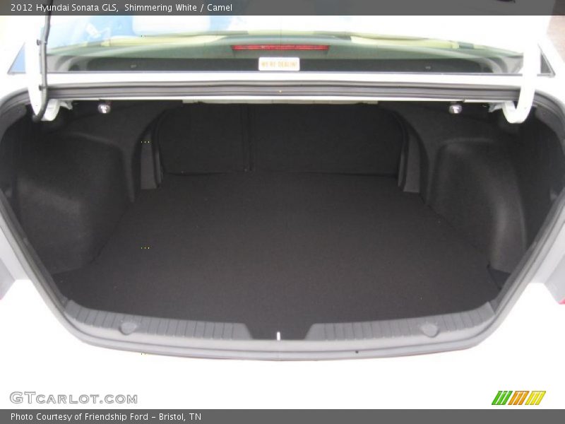 Shimmering White / Camel 2012 Hyundai Sonata GLS