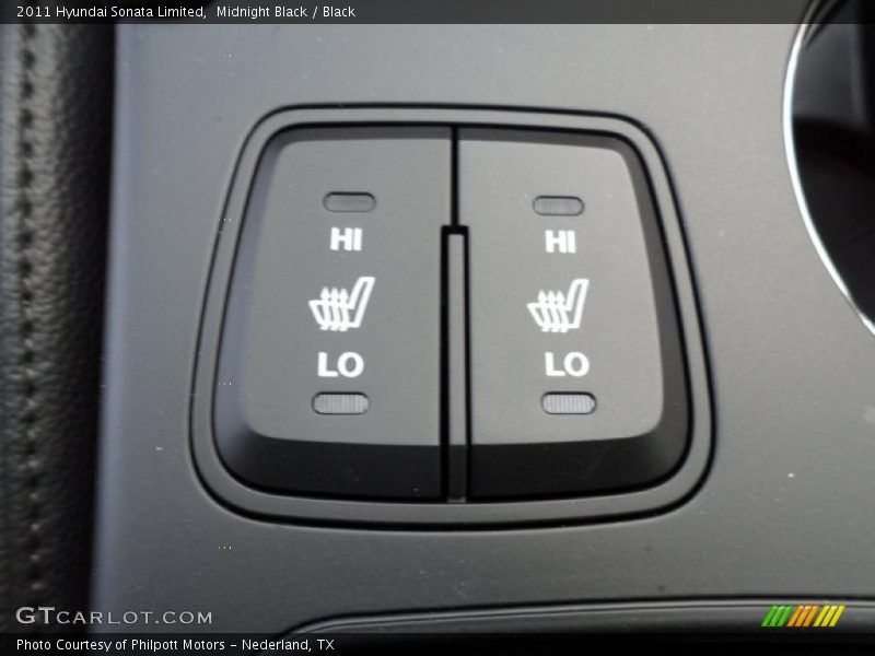 Midnight Black / Black 2011 Hyundai Sonata Limited