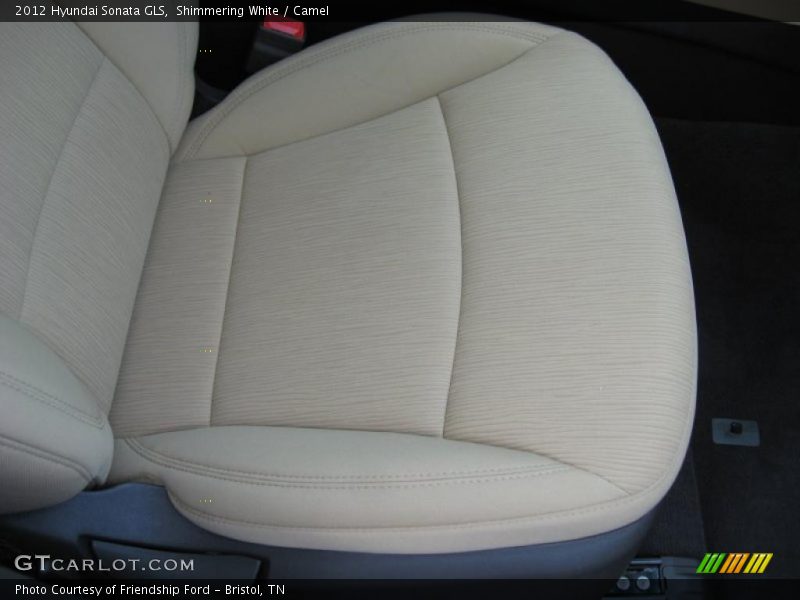 Shimmering White / Camel 2012 Hyundai Sonata GLS