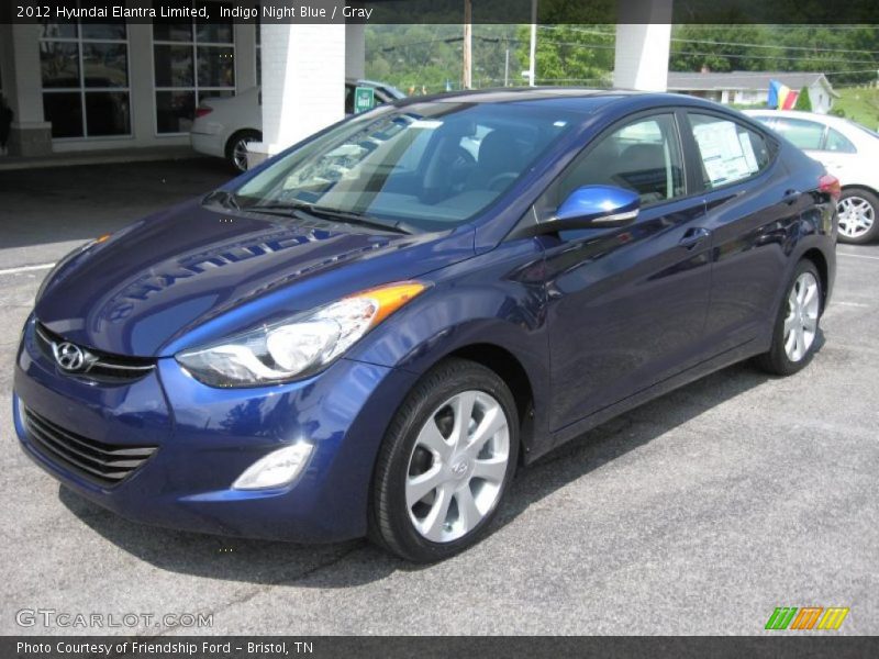 Front 3/4 View of 2012 Elantra Limited