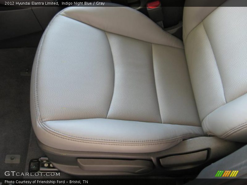 Indigo Night Blue / Gray 2012 Hyundai Elantra Limited