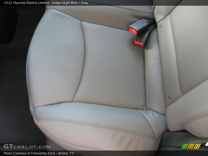 Indigo Night Blue / Gray 2012 Hyundai Elantra Limited