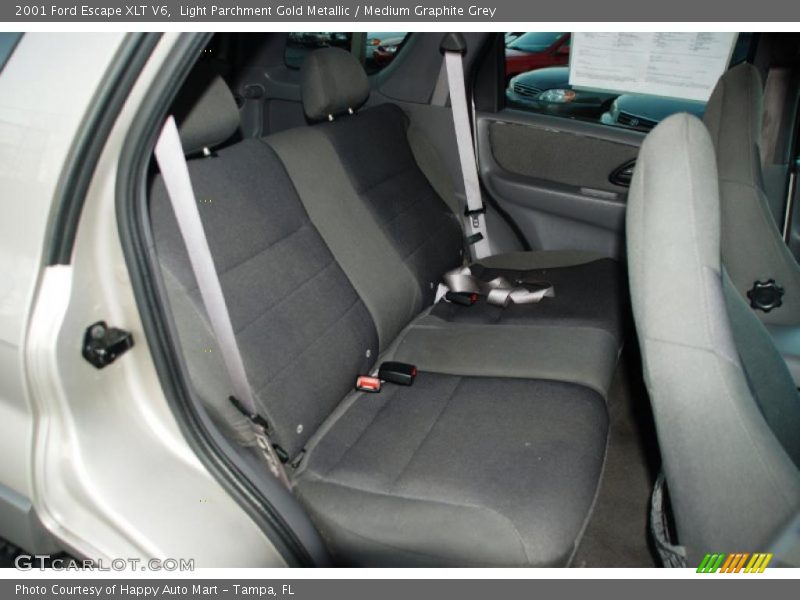 Light Parchment Gold Metallic / Medium Graphite Grey 2001 Ford Escape XLT V6
