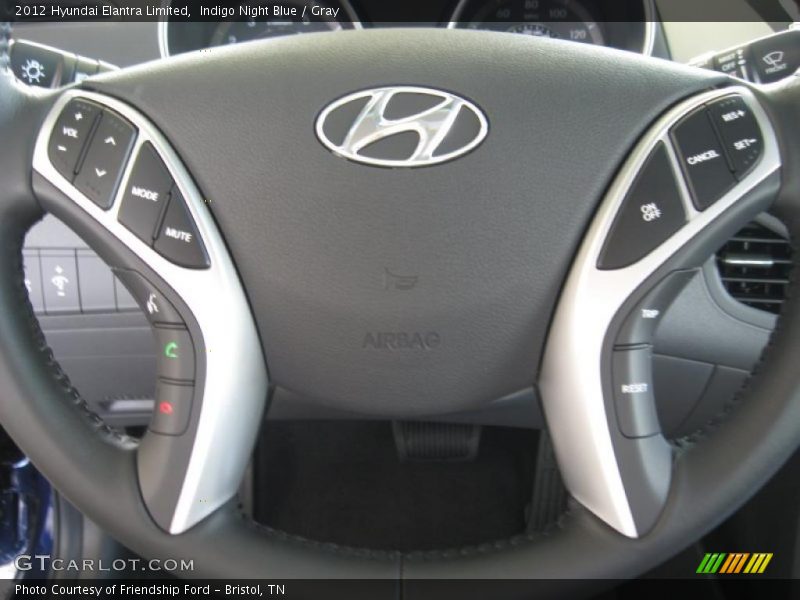 Controls of 2012 Elantra Limited