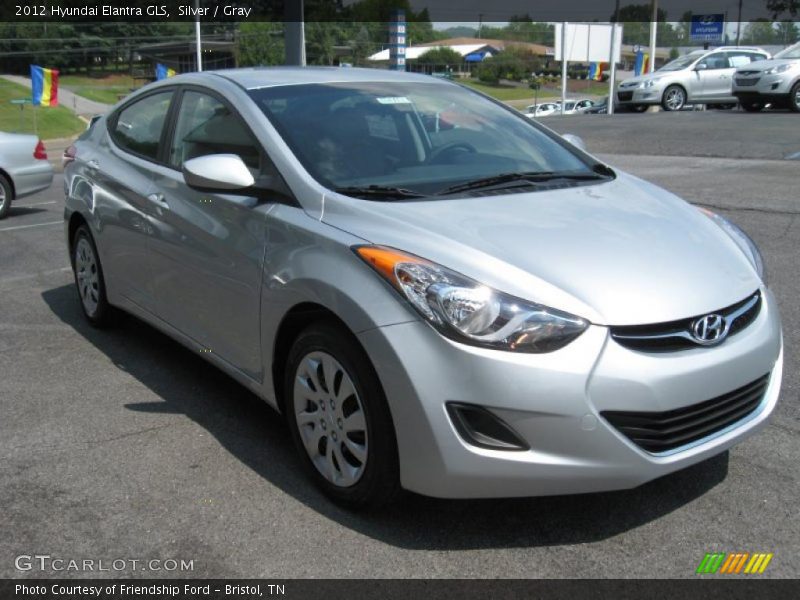 Silver / Gray 2012 Hyundai Elantra GLS