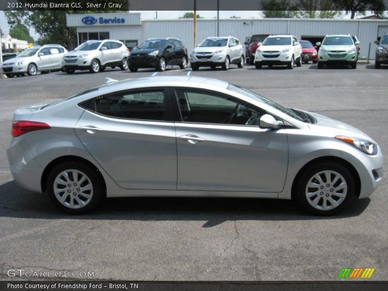 Silver / Gray 2012 Hyundai Elantra GLS