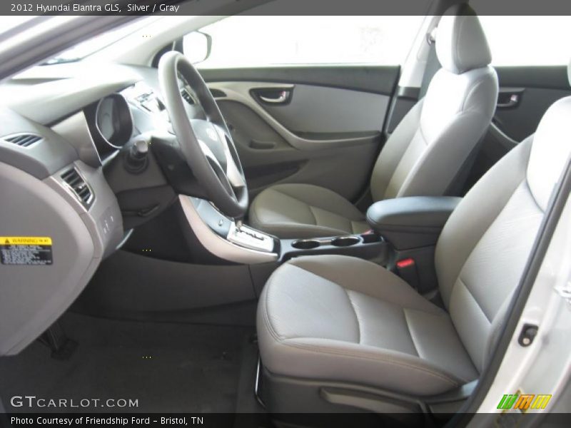  2012 Elantra GLS Gray Interior