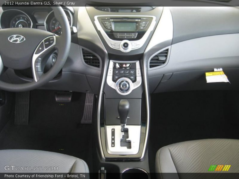 Controls of 2012 Elantra GLS