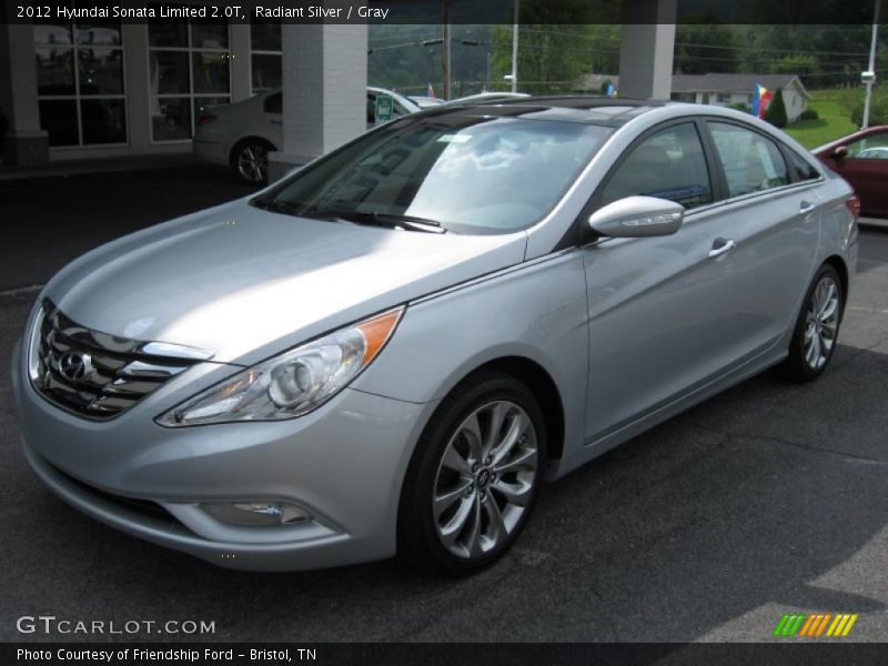 Front 3/4 View of 2012 Sonata Limited 2.0T