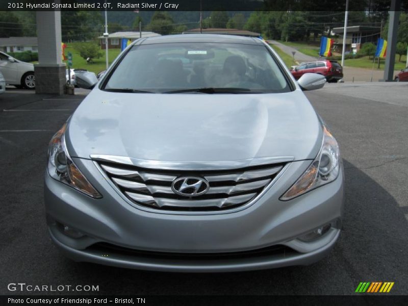 Radiant Silver / Gray 2012 Hyundai Sonata Limited 2.0T