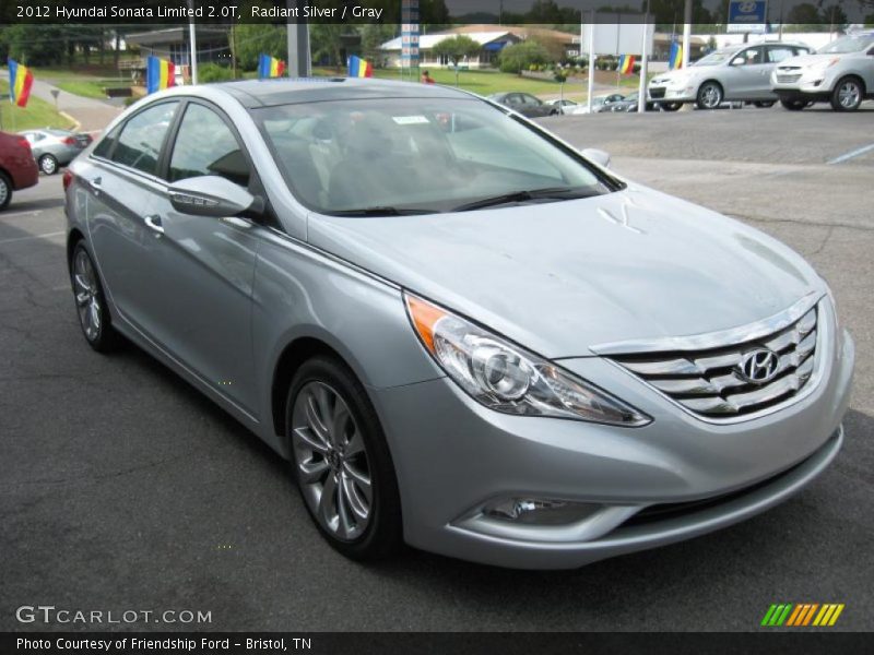 Radiant Silver / Gray 2012 Hyundai Sonata Limited 2.0T