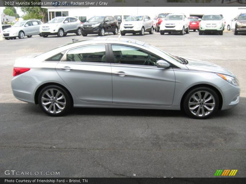 Radiant Silver / Gray 2012 Hyundai Sonata Limited 2.0T