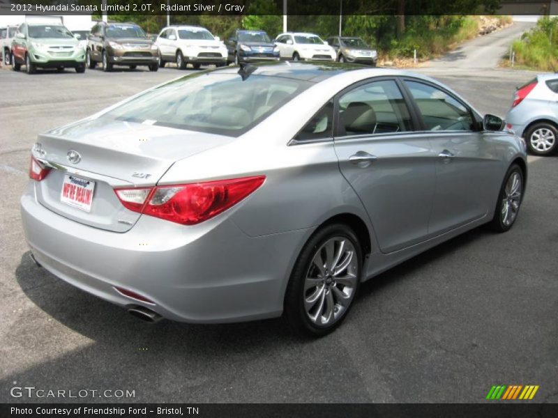 Radiant Silver / Gray 2012 Hyundai Sonata Limited 2.0T