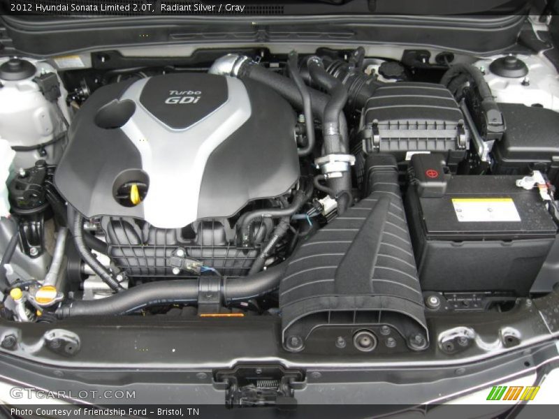  2012 Sonata Limited 2.0T Engine - 2.0 Liter GDI Turbocharged DOHC 16-Valve D-CVVT 4 Cylinder