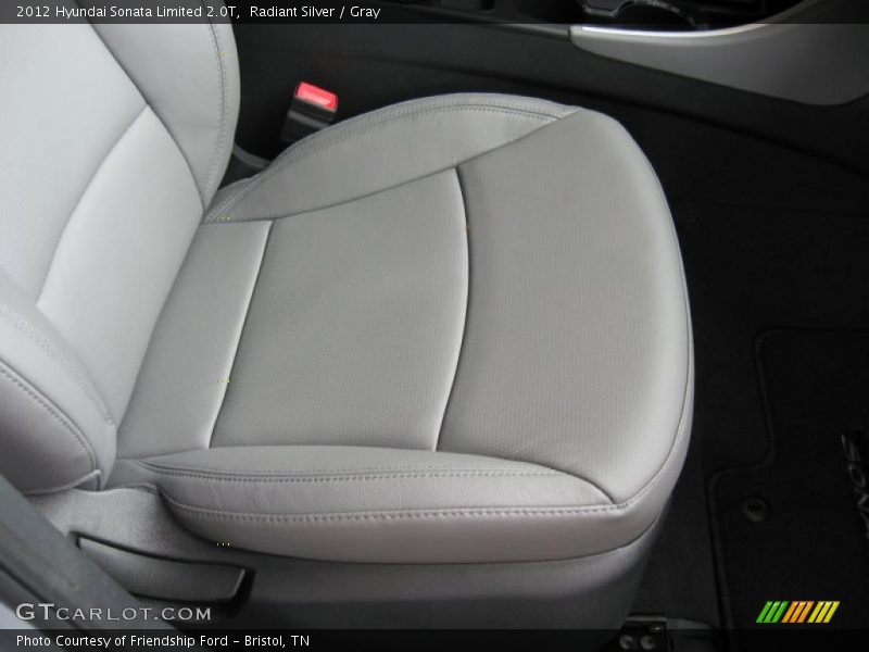 Radiant Silver / Gray 2012 Hyundai Sonata Limited 2.0T