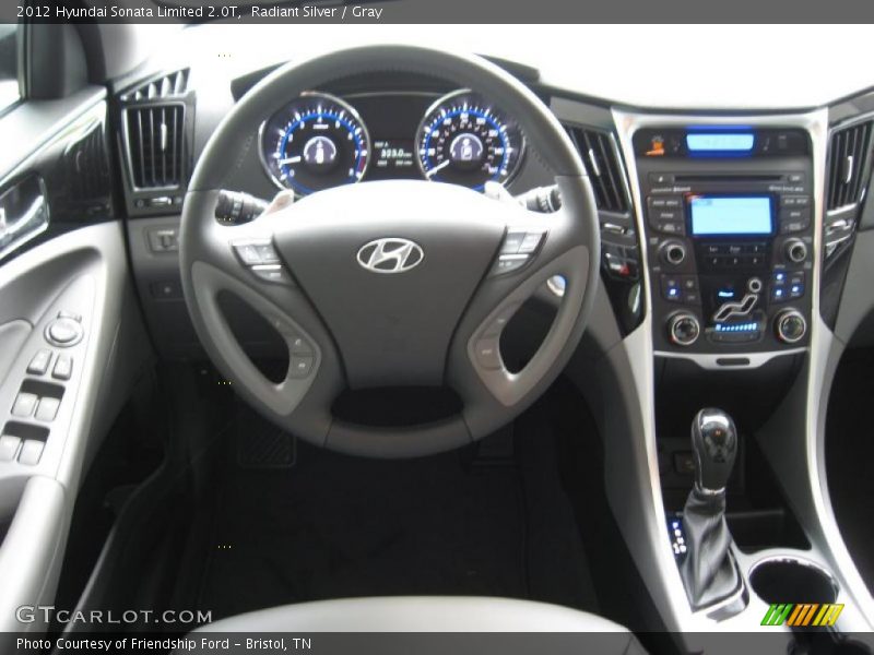 Dashboard of 2012 Sonata Limited 2.0T