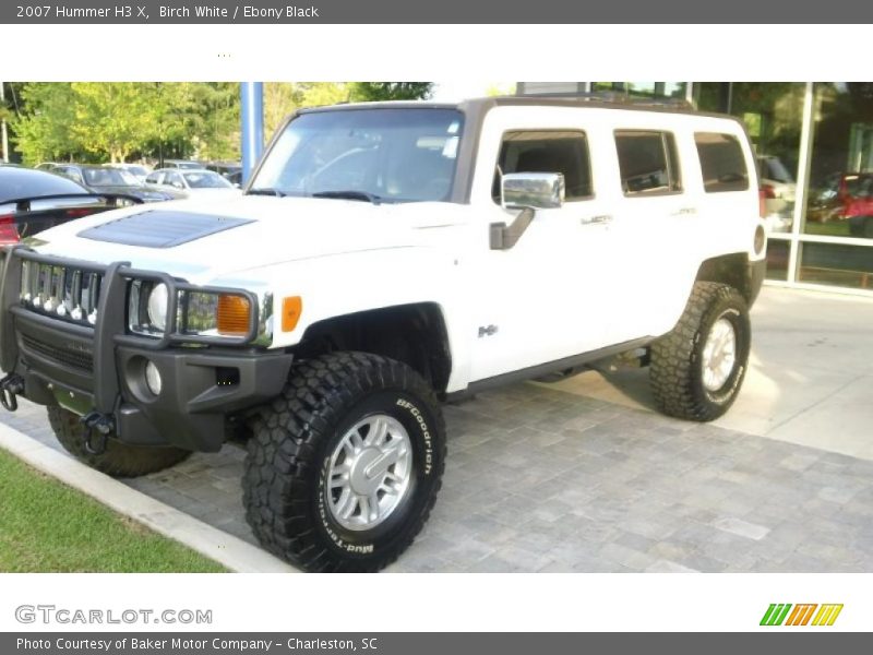 Birch White / Ebony Black 2007 Hummer H3 X