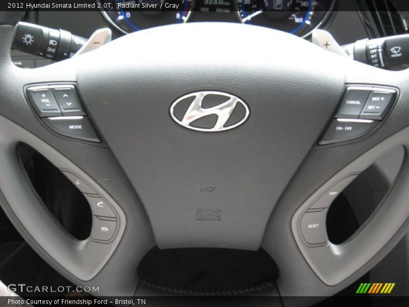 Radiant Silver / Gray 2012 Hyundai Sonata Limited 2.0T
