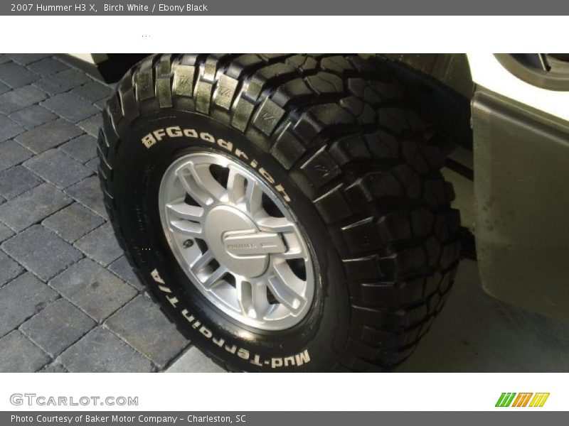 Birch White / Ebony Black 2007 Hummer H3 X
