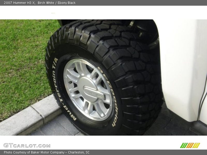 Birch White / Ebony Black 2007 Hummer H3 X