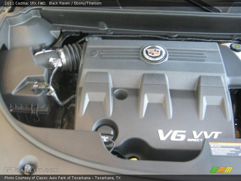 Black Raven / Ebony/Titanium 2011 Cadillac SRX FWD