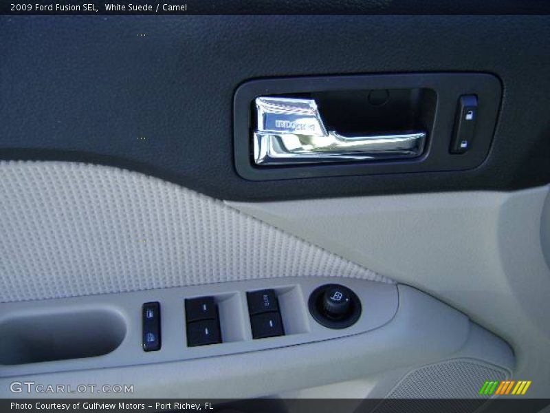 White Suede / Camel 2009 Ford Fusion SEL