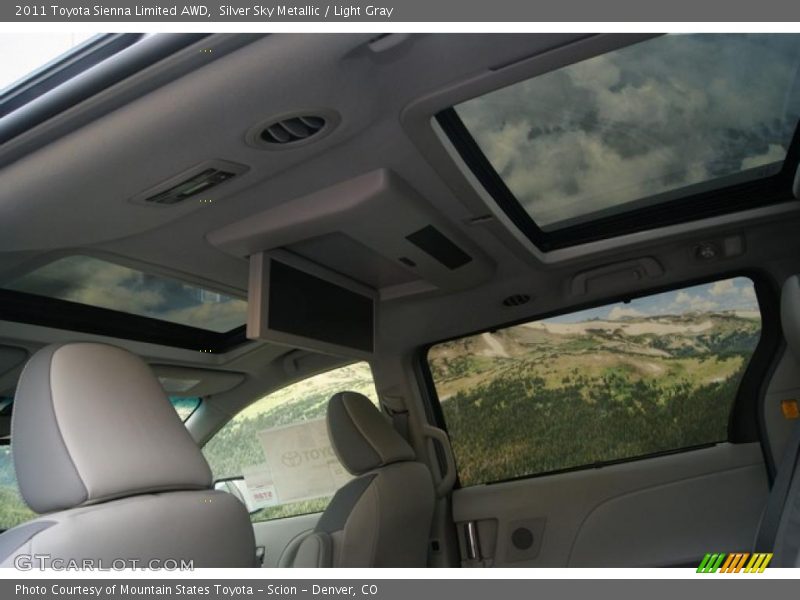 Silver Sky Metallic / Light Gray 2011 Toyota Sienna Limited AWD