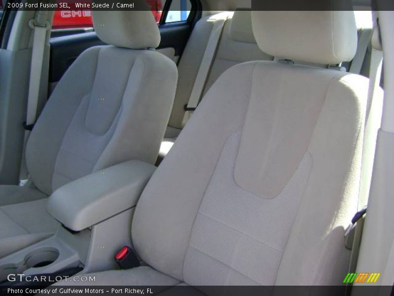 White Suede / Camel 2009 Ford Fusion SEL
