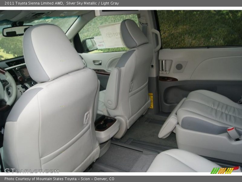 Silver Sky Metallic / Light Gray 2011 Toyota Sienna Limited AWD