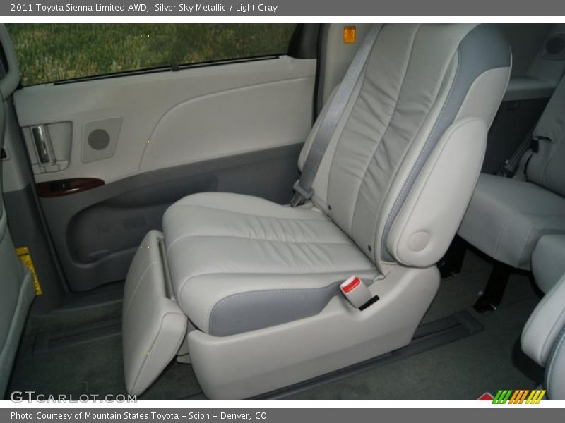 Silver Sky Metallic / Light Gray 2011 Toyota Sienna Limited AWD